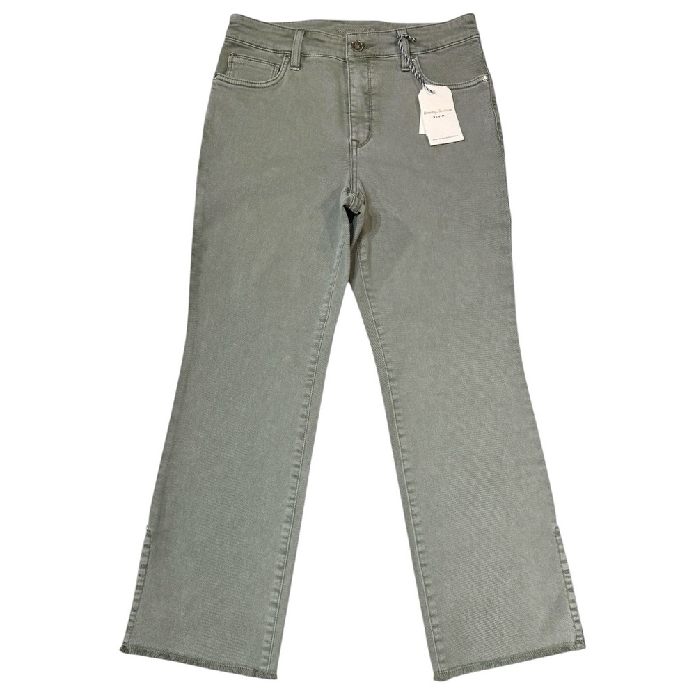 Tommy Bahama Sea Glas Denim High Rise Kicklflare Jeans - Picture 3 of 16